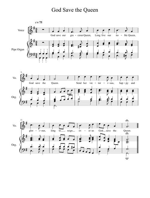 Anthem|God Save the Queen