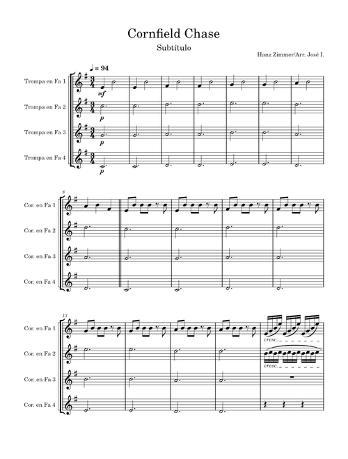 Interstellar "Cornfield Chase" - Hanz Zimmer – Hans Zimmer