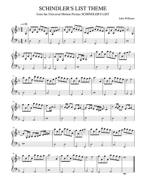 Schindler's List Theme