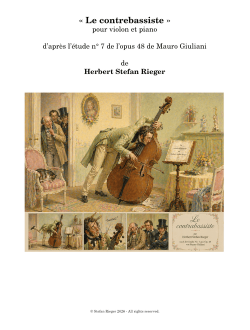 « Le contrebassiste » pour violon et piano de Herbert Stefan Rieger – Herbert Stefan