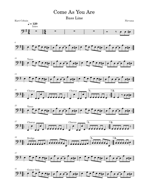 Come As You Are - Nirvana