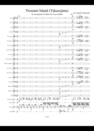 TAKARAJIMAページ TAKARAJIMA Sheet Music for Viola (Mixed Quintet) | MuseScore.com