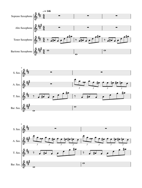Two Steps from Hell - Enchantress - Saxaphone Quartet