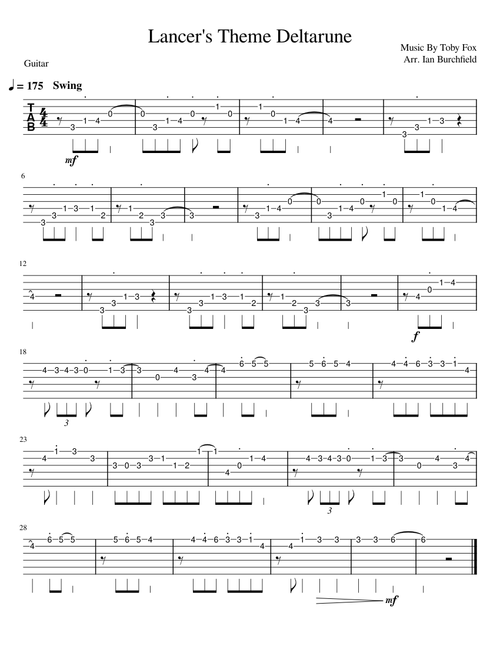 Kris Piano - Lancer Waltz (DELTARUNE: Chapter 4) – Toby Fox