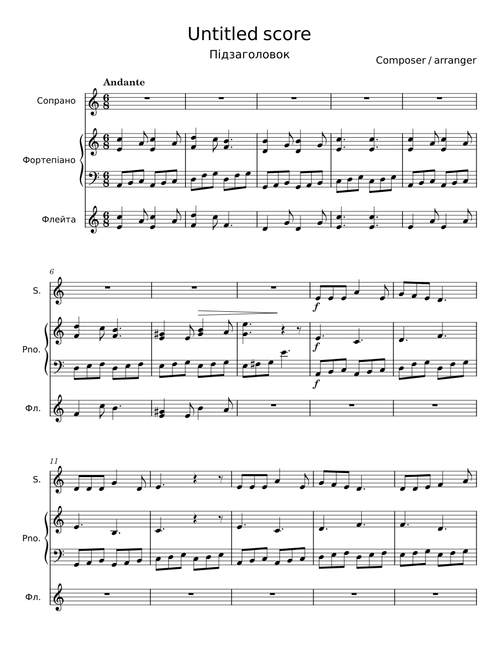 Untitled score