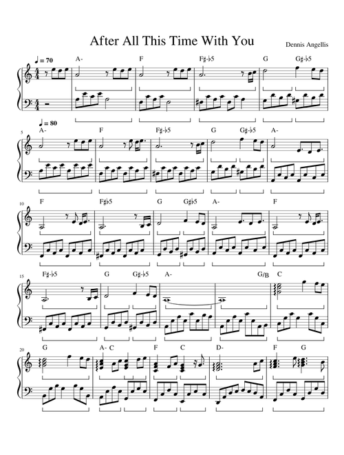 After All This Time With You - Dennis Angellis
