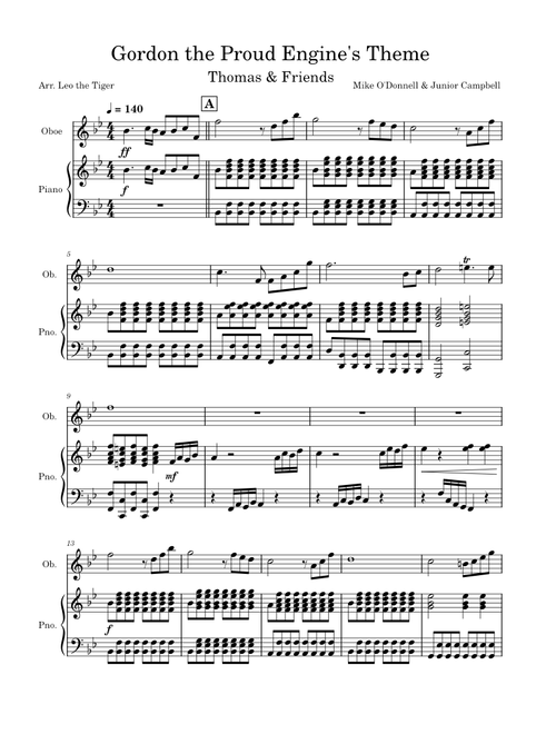 Gordon's Theme (Thomas & Friends) - Mike O'Donnell & Junior Campbell