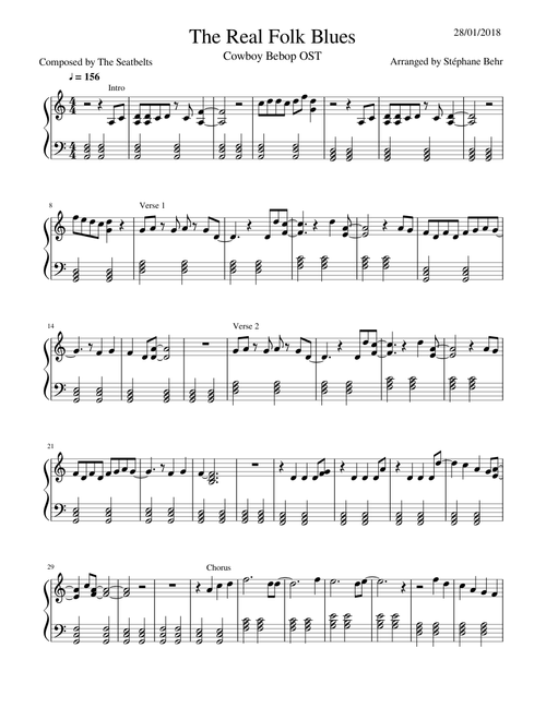 The Real Folk Blues - Cowboy Bebop Ending Theme