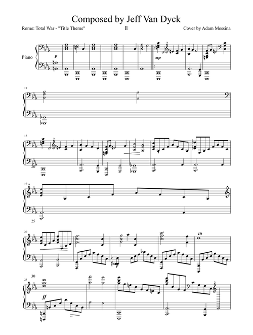 Rome Total War Title Theme