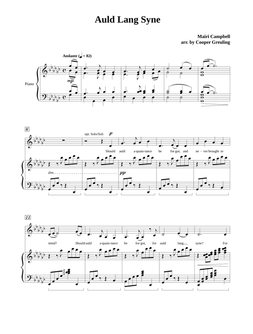 Auld Lang Syne