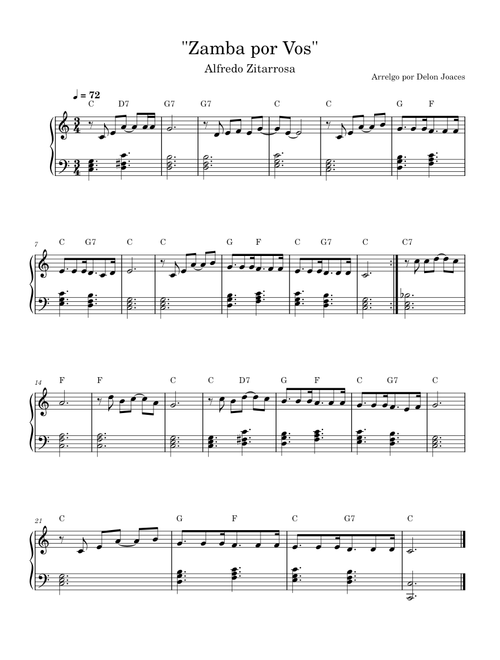 Zamba por Vos – Alfredo Zitarrosa