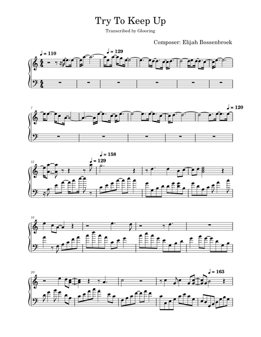 try-to-keep-up-elijah-bossenbroek-sheet-music-for-piano-solo