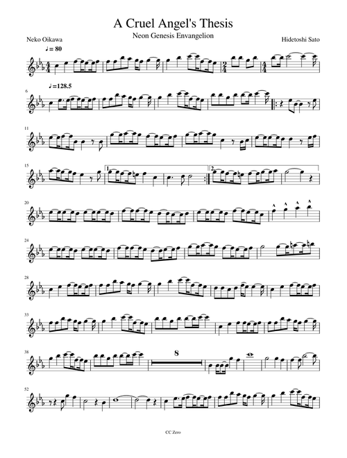 A Cruel Angels Thesis Flute