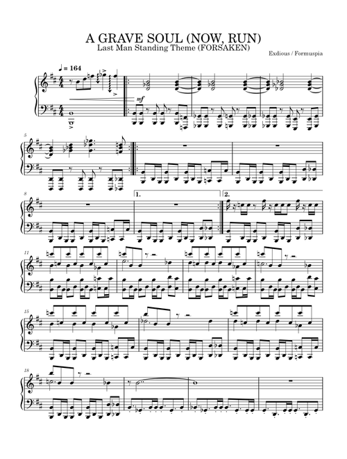 A Grave Soul (NOW RUN) – Exedious and Key After Key