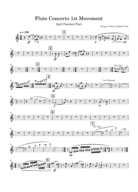 Free Concerto: Flute Et Orchestre by Jacques Ibert sheet music