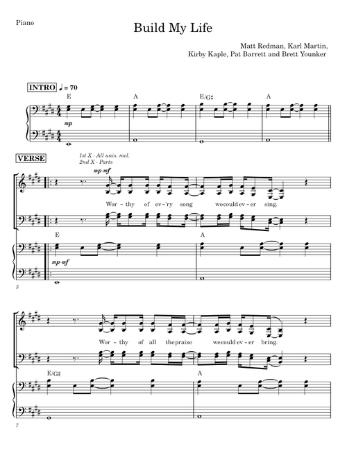Build My Life - Matt Redman