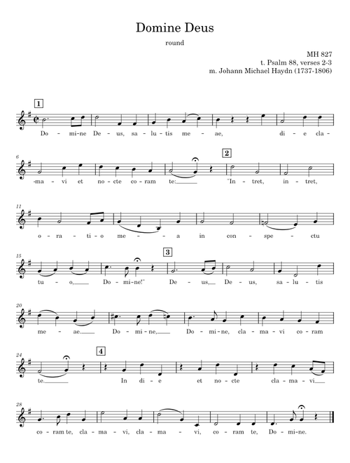 Domine Deus - Johann Michael Haydn