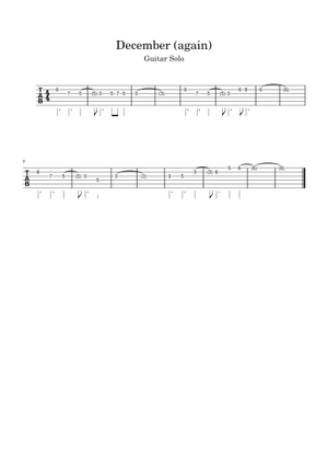 December - Neck Deep Sheet Music for Piano (Solo) | MuseScore.com