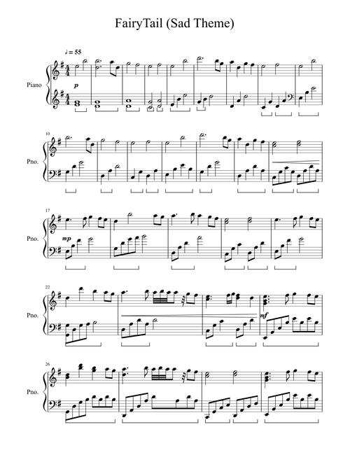 Fairy Tail (Sad Theme)
