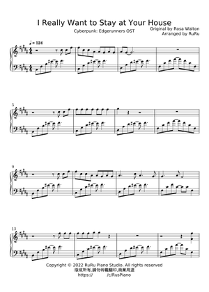 I REALLY WANT TO STAY AT YOUR HOUSE - Rosa Walton