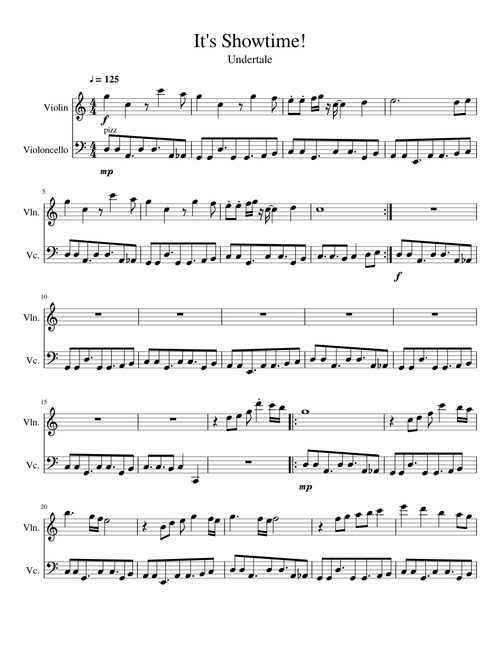 It's Showtime! + His Theme (Strings)
