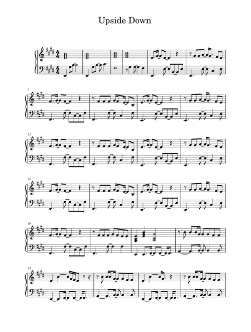 Upside down – Jack Johnson
