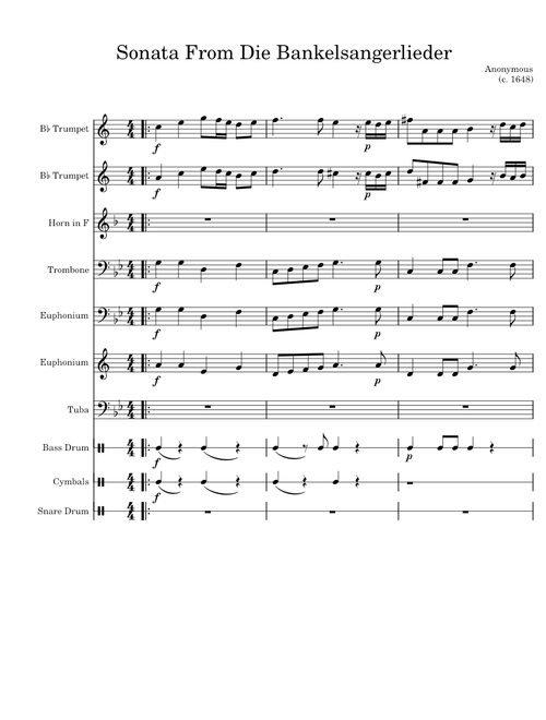 Sonata From Die Bankelsangerlieder (percussion rough draft) – jakefox2007