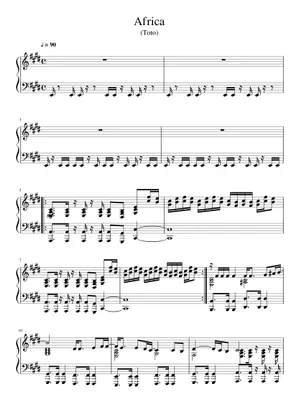 Africa - Toto (Arr. by Kent Nishimura) Sheet Music for Africa - Toto (Arr. by Kent Nishimura) Sheet Music for