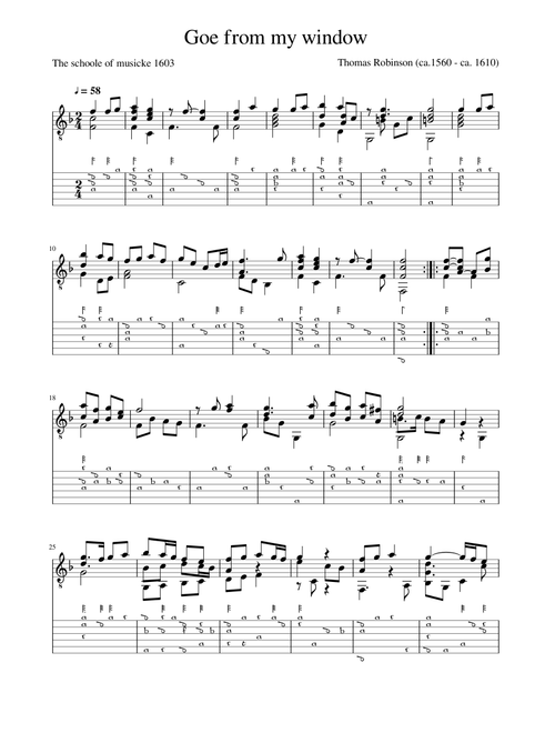 Go from my window – Thomas Robinson