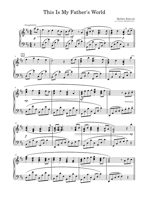 This Is My Father's World (arrangement)