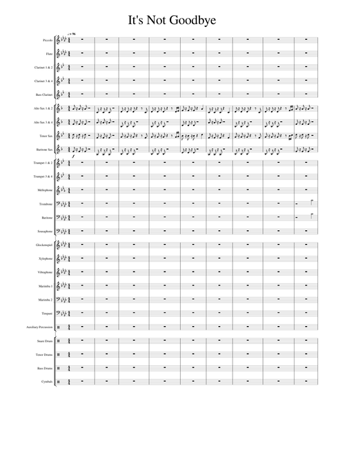 Lucky Chops - It's Not Goodbye (For Marching Band)