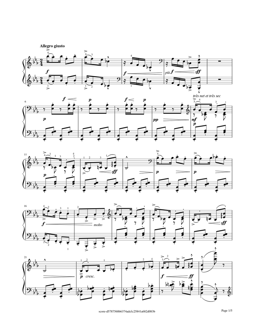 Children's Corner - Claude Debussy Sheet Music for Piano