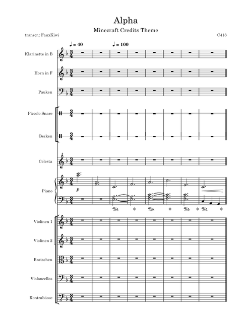 Alpha – C418 – Full Orchestral
