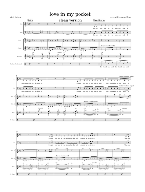 Love In My Pocket (Rich Brian) | Singing Telegram Arrangement