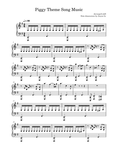 Piggy Theme Song Music