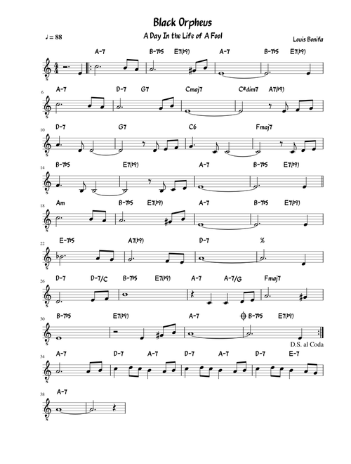 Black orpheus - Luiz Bonfá