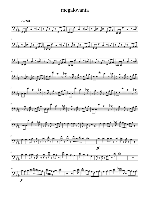 Megalovania-Undertale For Cello