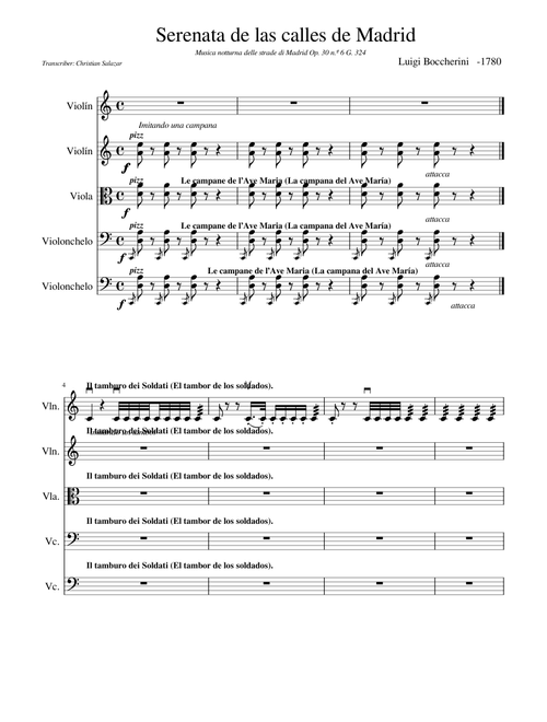 Musica notturna delle strade di Madrid (Completo)