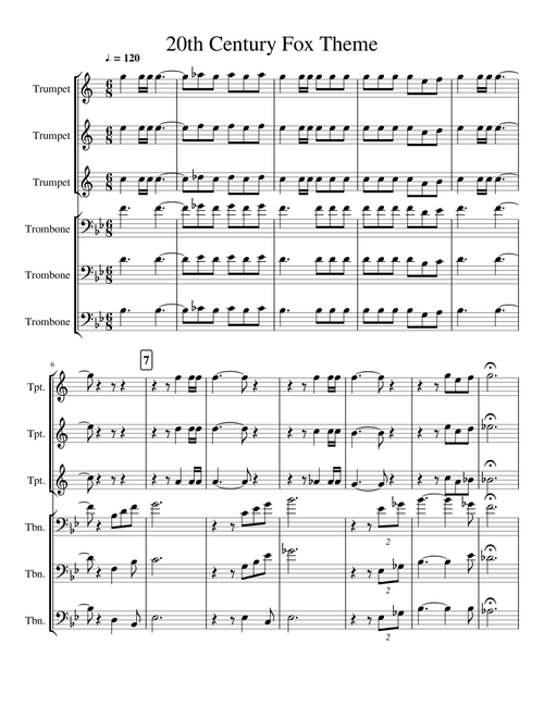 20th Century Fox Theme - Brass Ensemble