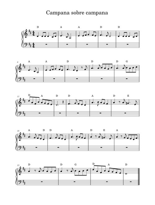 Campana sobre campana – Villancicos