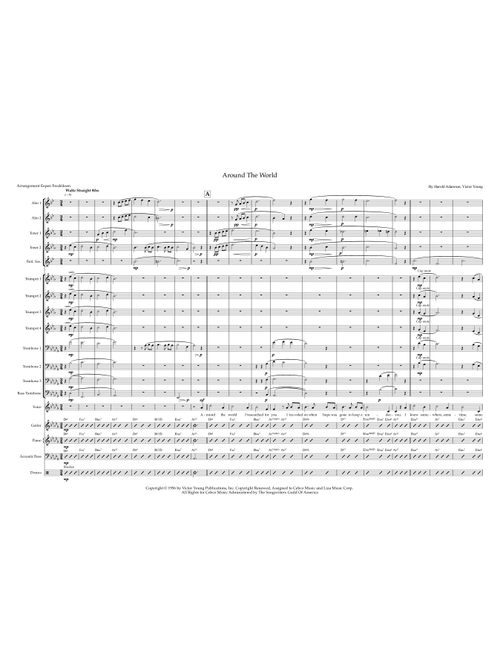Around The World (Arr. Espen Fredriksen) - Harold Adamson, Victor Young (Jazz Ensemble)