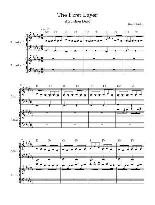 The First Layer – Kevin Penkin (Accordion Duet)