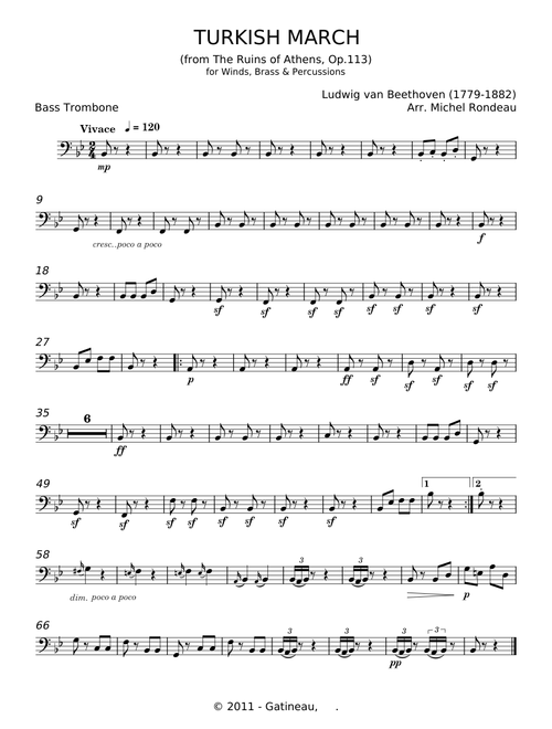 Turkish march - Ludwig van Beethoven