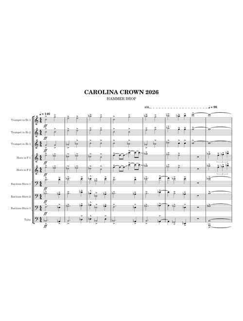 CAROLINA CROWN 2026 |HAMMER DROP|