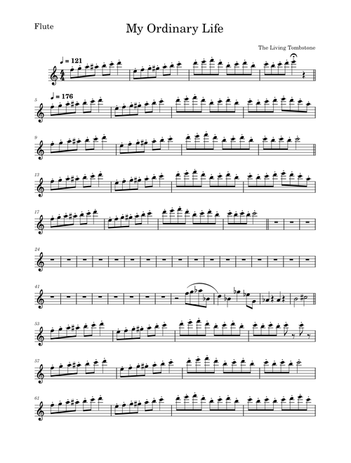My Ordinary Life – The Living Tombstone My Ordinary Life (Flute) – The Living Tombstone
