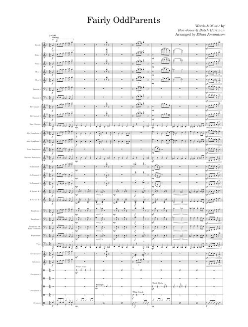 Fairly Oddparents Theme Song – Ron Jones and Butch Hartman Fairly Oddparents Concert Band Arrangement