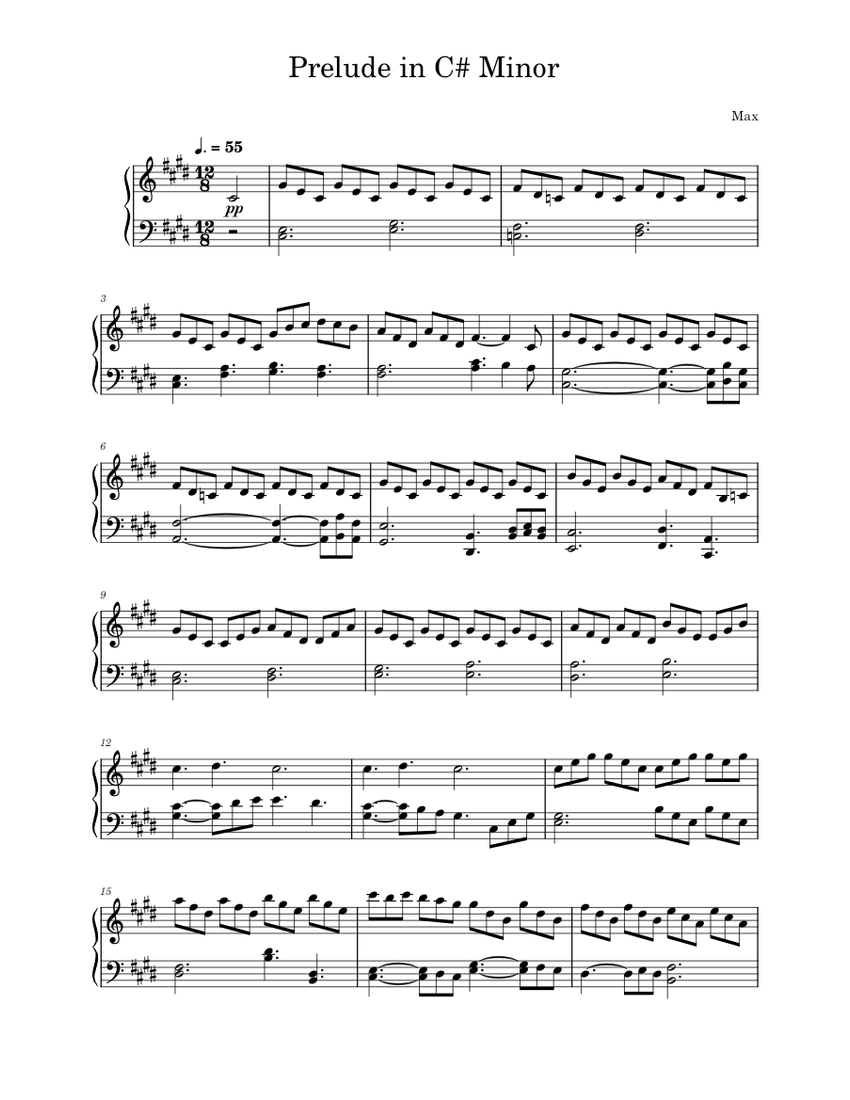 Prelude In C Minor Max Sheet Music For Piano Solo Easy Musescore prelude-in-c-minor-max-sheet-music-for-piano-solo-easy-musescore