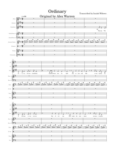 Ordinary – Alex Warren