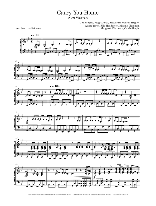Carry You Home – Alex Warren