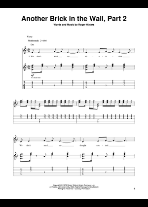 Play Official version of Stayin' Alive / Another Brick In